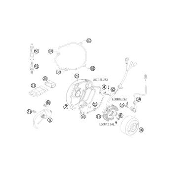 Dichtung Zündungsdeckel 04