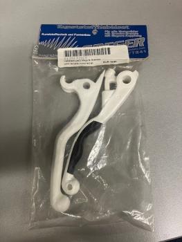 Hebelset weiß PVC Kupplung Magura / Bremse Brembo