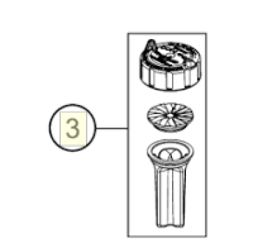 Deckel Bremszylinder kpl.