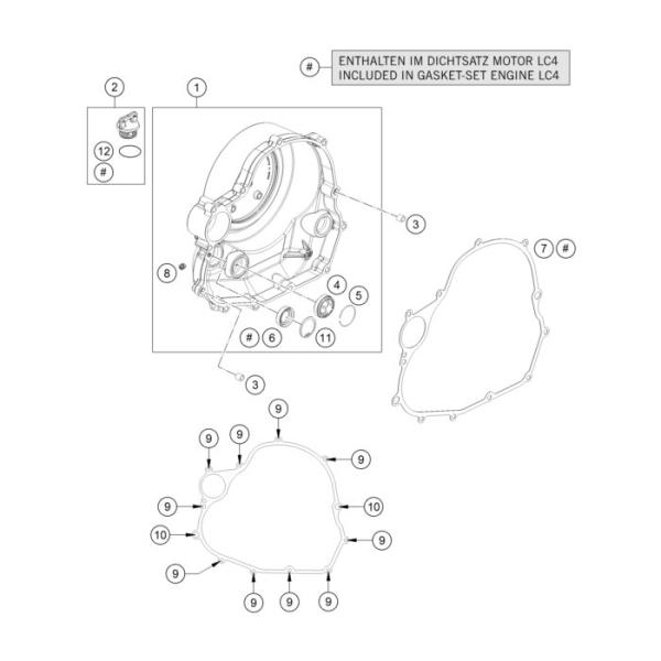 Kupplungsdeckeldichtung 07