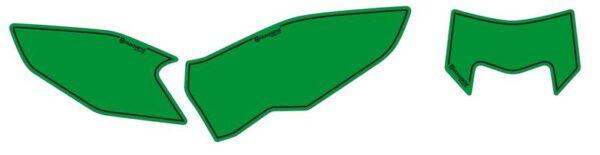 Startnummer-Hintergrund Aufkleber Husqvarna Grün