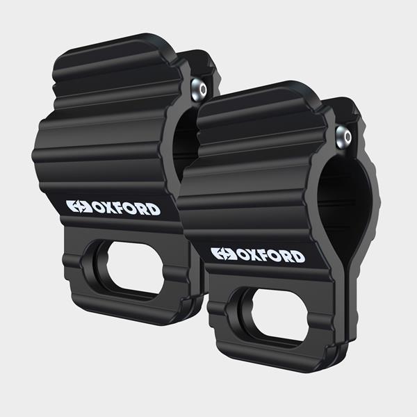 Oxford Zurrgurtklemmen Set schwarz