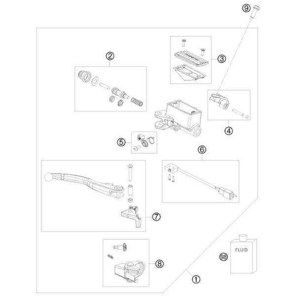 KTM REP. SATZ KOLBEN